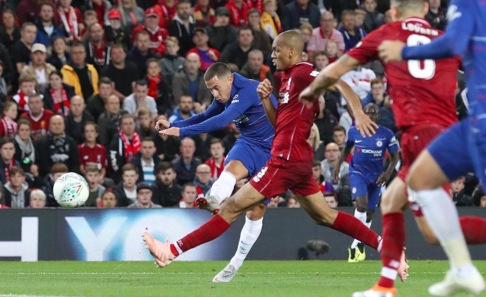 Động lực nào giúp Hazard lập siêu phẩm loại Liverpool ở Carabao Cup? - Ảnh 1.