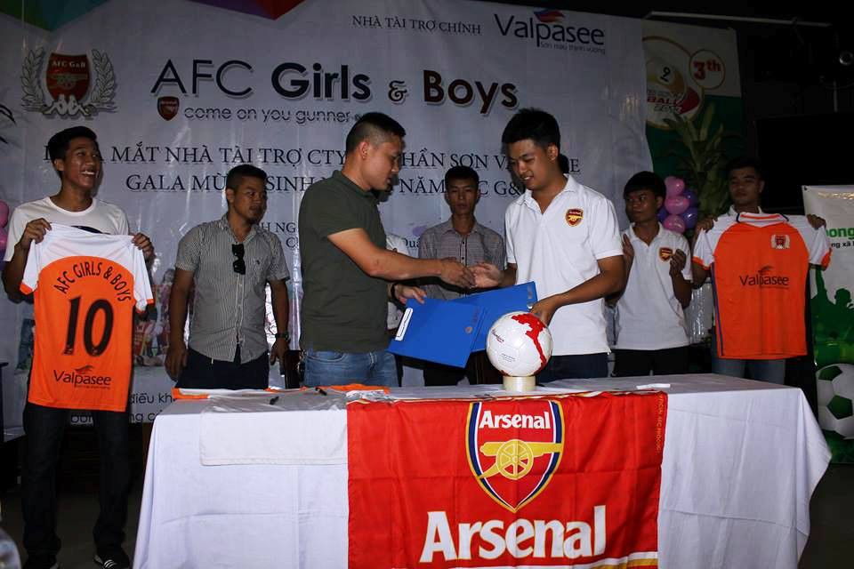 AFC G&B ra mắt nhà tài trợ: Bước tiến mới của cộng đồng fan Arsenal