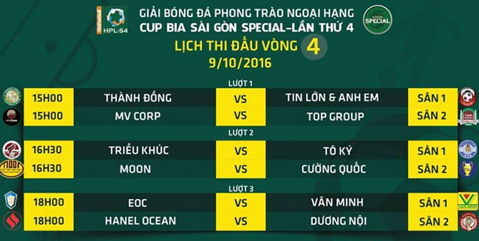 Vòng 4 HPL-S4: Tâm điểm EOC - Văn Minh, kỳ phùng địch thủ 