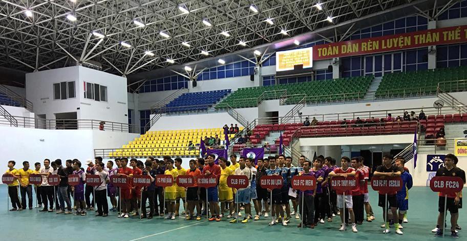 Khai mạc giải futsal TN Lào Cai 2016: Mưa bàn thắng