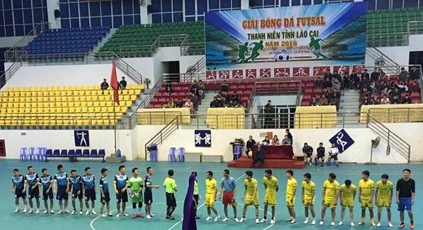 Khai mạc giải futsal TN Lào Cai 2016: Mưa bàn thắng