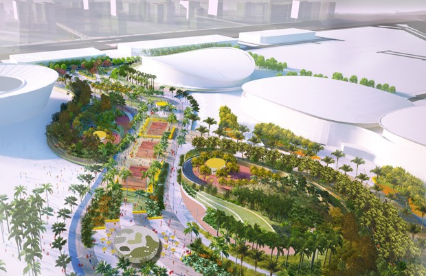 Mô hình Barra Olympic Park trong tương lai