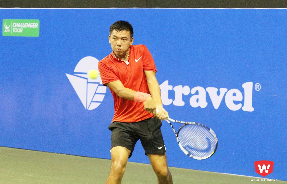 Hoàng Nam vào chung kết giải các cây vợt xuất sắc Việt Nam. Ảnh: Văn Nhân