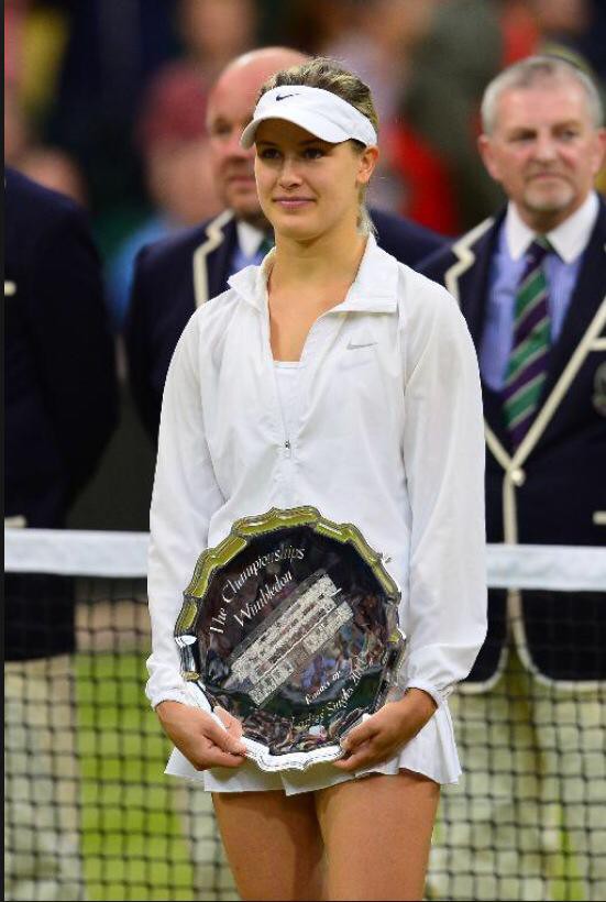 Bouchard với ngôi á quân Wimbledon 2014