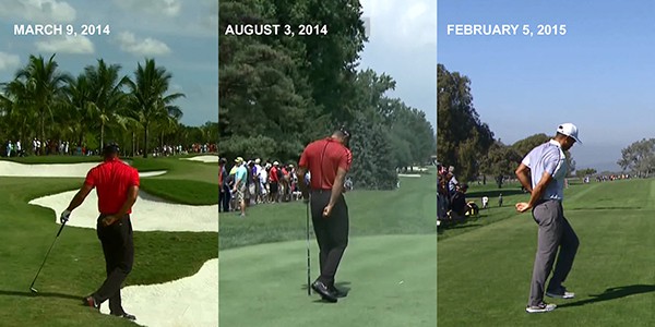 Tiger Woods liên tục gặp chấn thương thời gian vài năm trở lại đây