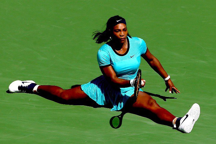 Serena đã thi đấu đầy nỗ lực