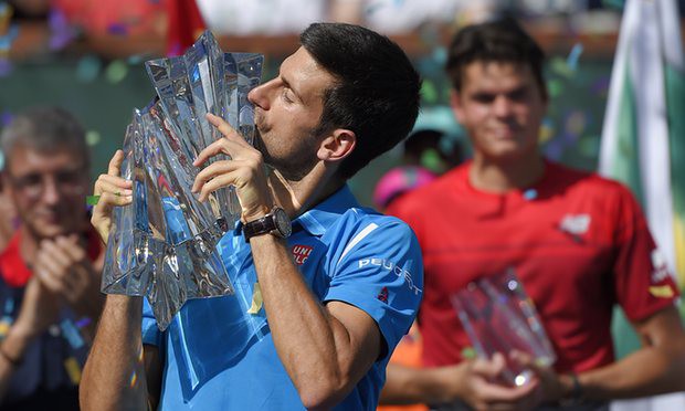 Djokovic thắng dễ Raonic để vô địch Indian Wells