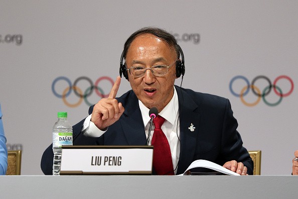 Trưởng đoàn Olympic Trung Quốc Liu Peng 