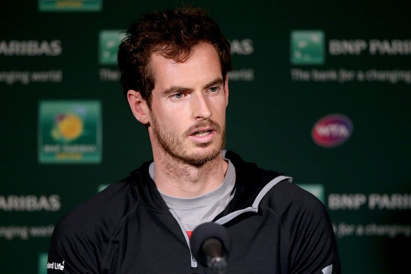 Andy Murray trả lời phỏng vấn tại Indian Wells