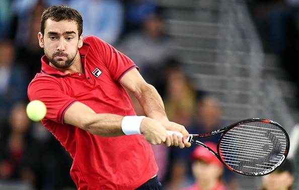 Cilic thắng kịch tính 3-2 trước Delbonis ở trận mở màn