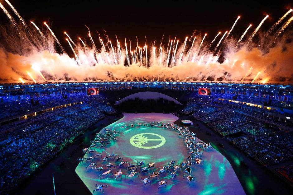 Hình ảnh trong lễ khai mạc Olympic 2016