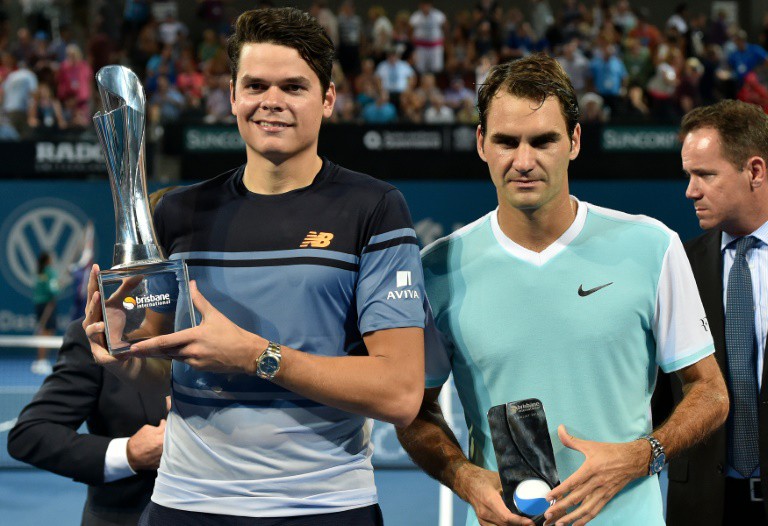 Federer thất bại trong trận chung kết Brisbane trước Raonic
