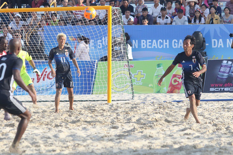 Nhật Bản giành được 1 HCV duy nhất trong ngày thi đấu cuối cùng môn bóng đá bãi biển