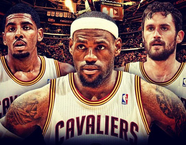 Bộ 3 của Cavaliers: Kyrie Irving, LeBron James và Kevin Love