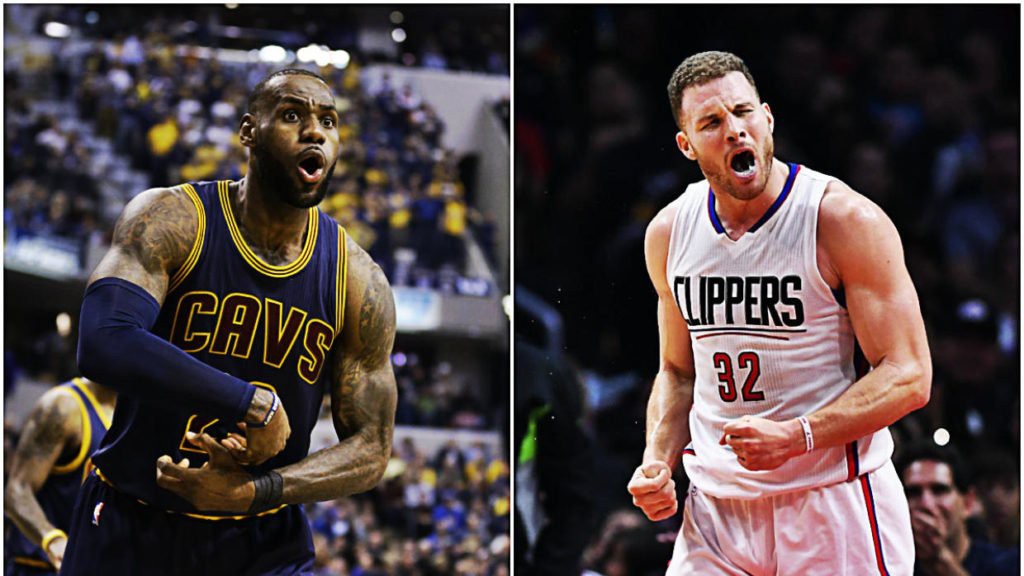 LeBron James và Blake Griffin là cầu thủ hay nhất tuần qua của NBA