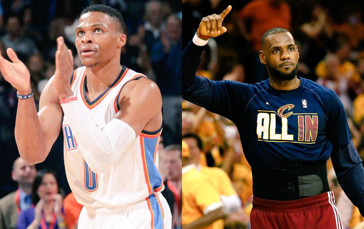 Westbrook và LeBron là hai cầu thủ hay nhất tháng 2 của NBA