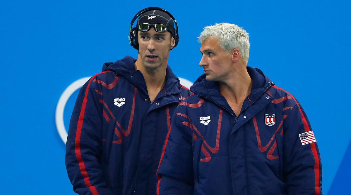 Ryan Lochte và Michael Phelps
