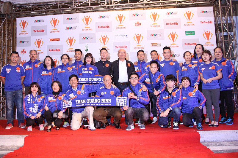 Hội CĐV câu lạc bộ Than Quảng Ninh luôn thể hiện sự chuyên nghiệp trong bất kì sự kiện thể thao nào
