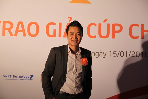 Danh thủ Nguyễn Hồng Sơn. Cựu cầu thủ của Thể Công cũng là một trong những thành viên của Hội đồng bình chọn giải thưởng Cúp Chiến thắng 2015