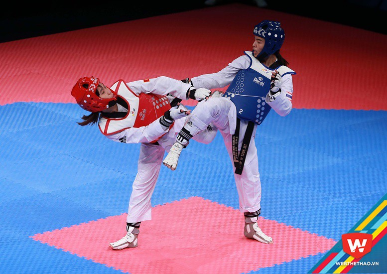 Kim Tuyền giành HCB taekwondo