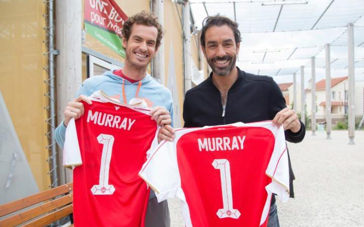 Andy Murray hâm mộ Arsenal là vì Robert Pires