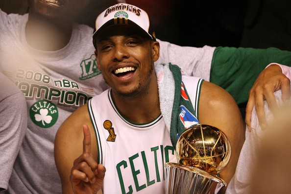 Paul Pierce với chức vô địch NBA 2008