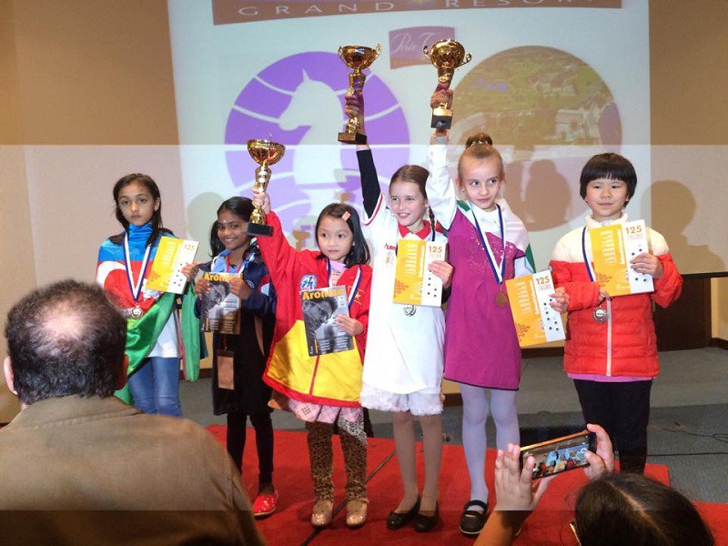 Cẩm Hiền vô địch U.8 Giải trẻ thế giới 2015