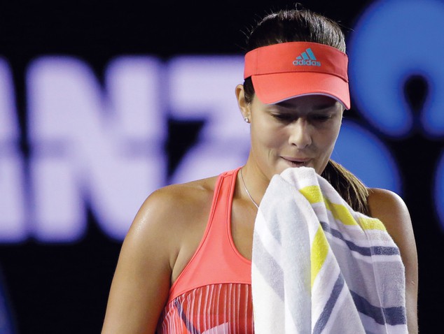 Ana Ivanovic đã bị loại khỏi Australian Open 2016