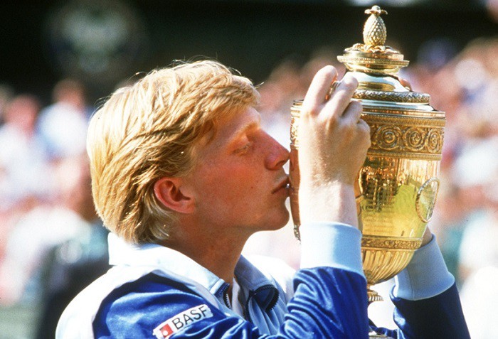 Becker vô địch Wimbledon 1985 khi mới 17 tuổi