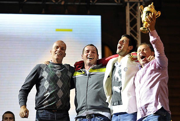 Djokovic chia tay đội ngũ lâu năm (lần lượt từ trái): Gebhard Phil-Gritsch, Miljan Amanovic và Marian Vajda 