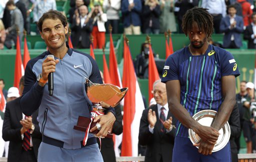 Chiếc cúp vô địch Monte Carlo thứ 9 của Nadal