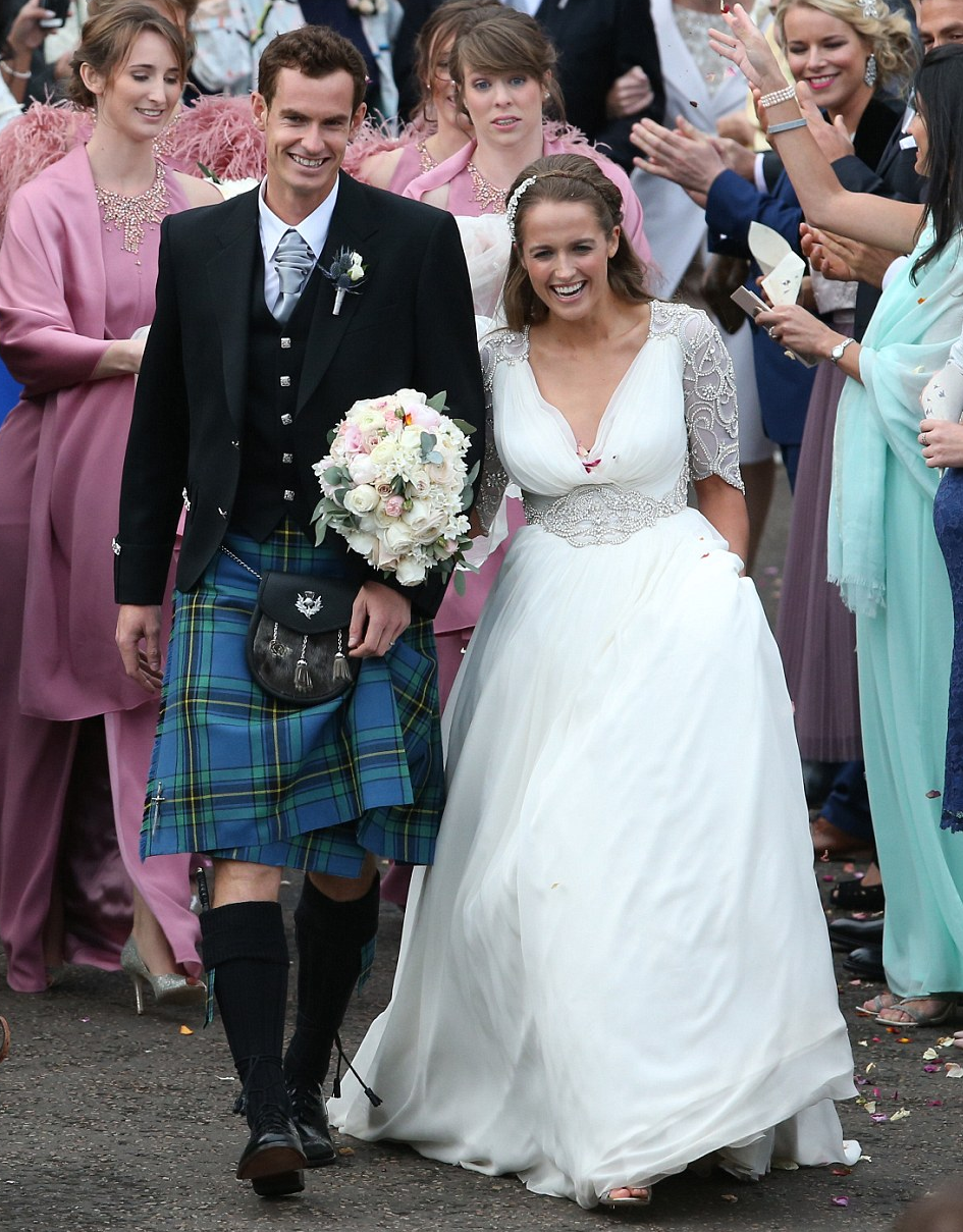 Đám cưới mang đậm nét truyền thống của Andy Murray và Kim Sears