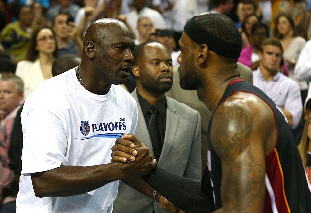 Michael Jordan và LeBron James gặp nhau ở năm 2014