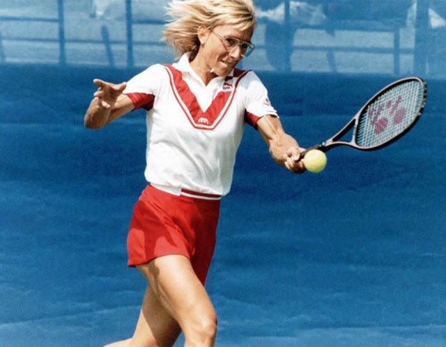 Martina Navratilova từng giành được 18 Grand Slam