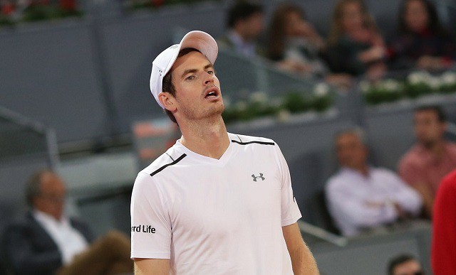 Murray vừa bị loại sớm khỏi Madrid Open