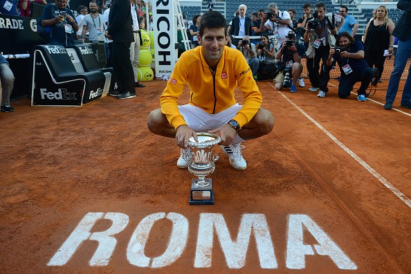 Djokovic hiện là ĐKVĐ của Rome Masters