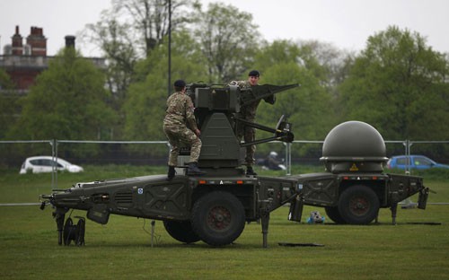 Hệ thống tên lửa đối không được người Anh triển khai để bảo vệ Olympic 2012