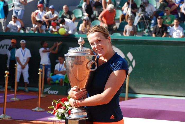 Pavlyuchenkova với chức vô địch tại Morocco