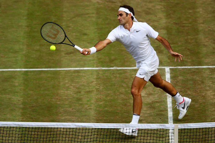 Federer rất nguy hiểm ở khả năng lên lưới