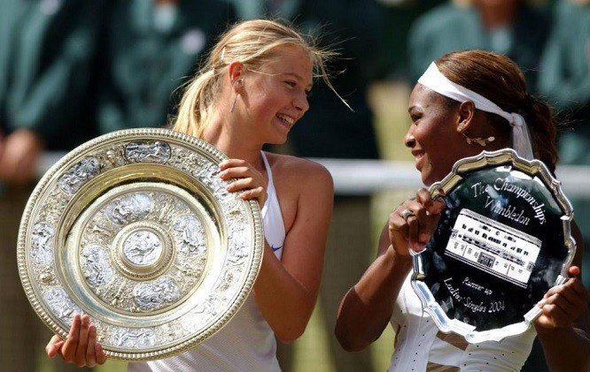 Sharapova vô địch Wimbledon 2004 sau chiến thắng trước Serena Williams