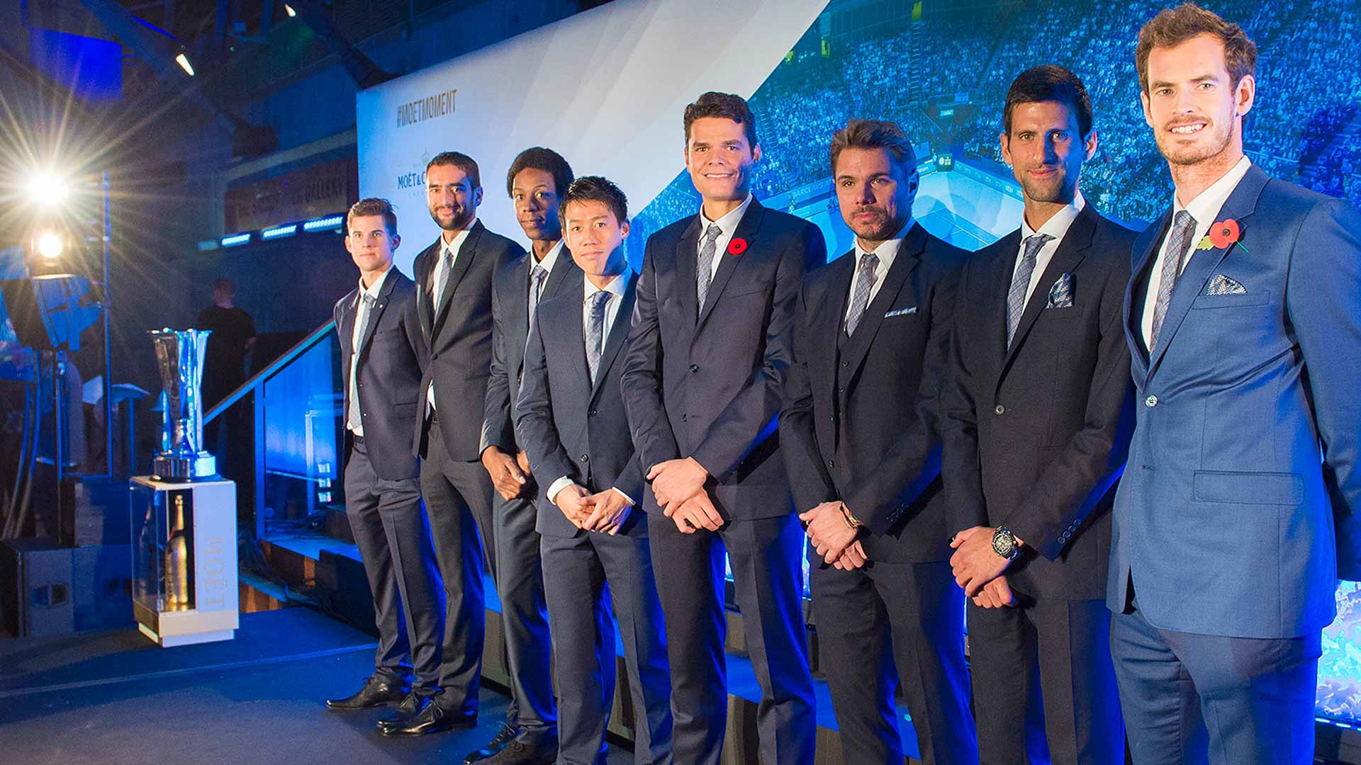 8 tay vợt tham dự ATP World Tour Finals năm nay