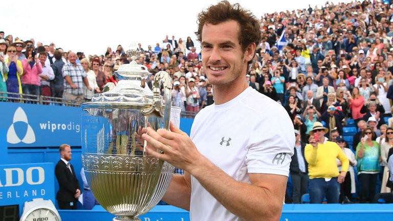 Andy Murray với chức vô địch Queen's Club 2015
