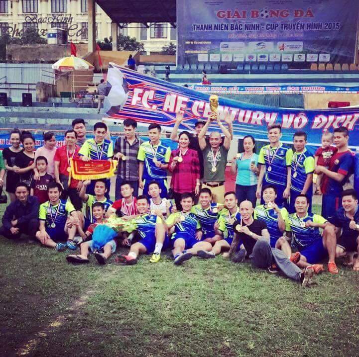 FC Anh Em mới giành chức vô địch giải bóng đá Thanh Niên Bắc Ninh - Cúp Truyền hình 2015