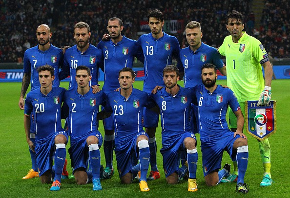 ĐT Italia sẽ chạm trán Bỉ, Thụy Điển và CH Ireland ở bảng E, VCK EURO 2016