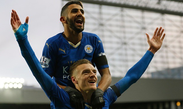 Thành bại của Leicester đều phụ thuộc đôi chân của Vardy và Mahrez