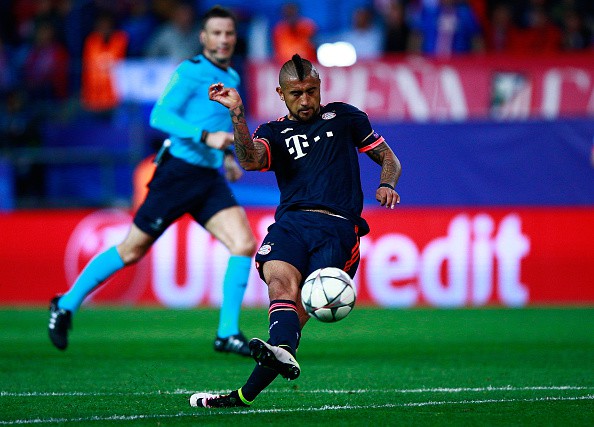 Arturo Vidal là mũi tấn công hiệu quả nhất của Bayern Munich ở trận lượt đi