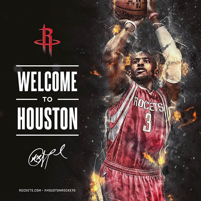 Theo thông báo trên trang chủ của Houston Rockets, họ đã đạt được thỏa thuận để nhận về Chris Paul, ngôi sao của Los Angeles Clippers.