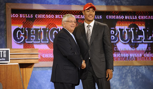 Derrick Rose được chọn ở lượt đầu tiên tại NBA Draft 2008