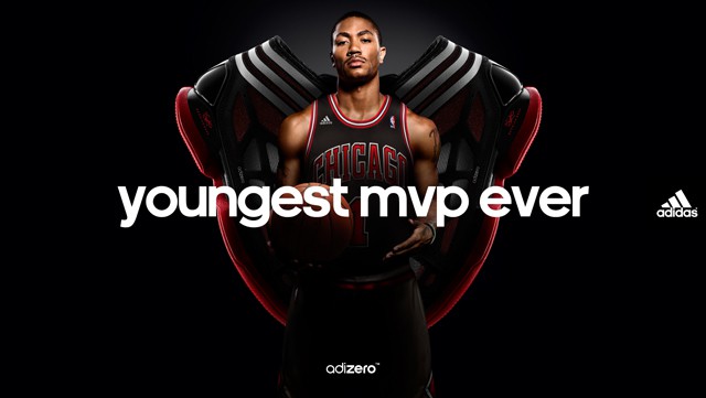 Adidas có khoảng thời gian thành công ngắn ngủi với Derrick Rose trước khi anh gặp phải chấn thương nghiêm trọng.