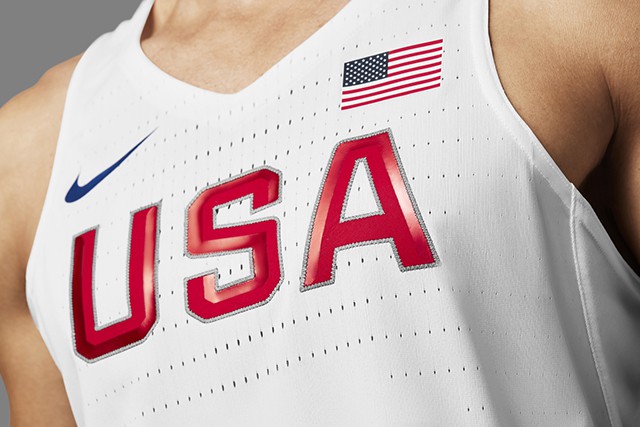 Chất liệu vải mà Nike sử dụng trên áo thi đấu tuyển bóng rổ Mỹ tại Olympic 2016 vừa qua.